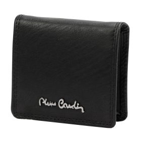    Pierre Cardin TILAK79 2238 čierna pánska kožená peňaženka 8 x 7,5 cm