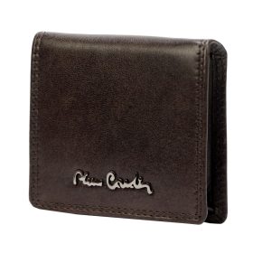    Pierre Cardin TILAK79 2238 hnedá pánska kožená peňaženka 8 x 7,5 cm