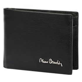    Pierre Cardin TILAK121 9824 čierna pánska kožená peňaženka 11 x 8,5 cm