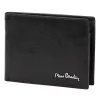  Pierre Cardin čierny kožený držiak na karty 10 × 7,5 cm