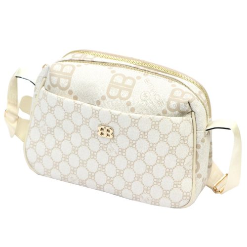  Dámska crossbody kabelka B.Cavalli BC1141 béžovej farby 28 x 18 x 9,5 cm