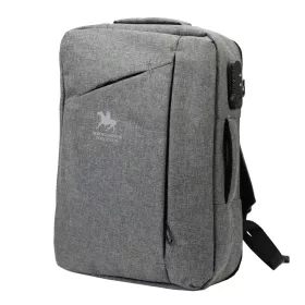    Northampton Polo Club PC3096 sivý batoh na notebook 17" 31 x 45 x 12 cm