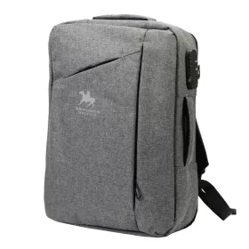    Northampton Polo Club PC3096 sivý batoh na notebook 17" 31 x 45 x 12 cm