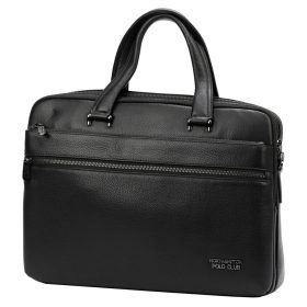   Northampton Polo Club PC3183# Čierna unisex aktovka, taška na notebook 15,6" 39 x 31 x 13 cm