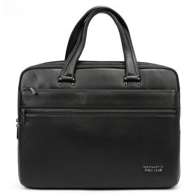    Northampton Polo Club PC3183# Čierna unisex aktovka, taška na notebook 15,6" 39 x 31 x 13 cm
