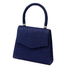    Dámska polyesterová taška Jessica A-2411 v námorníckej modrej farbe 18 x 15,5 x 6 cm