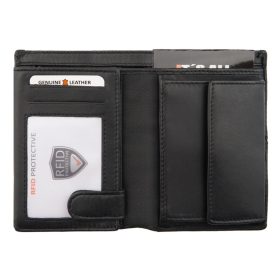    Pánska kožená peňaženka Giorgio Carelli s RFID ochranou, 12 × 9,5 cm