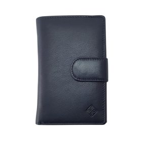    Kožená modrá dámska peňaženka Giorgio Carelli s RFID ochranou