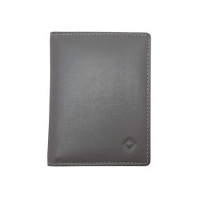    Giorgio Carelli sivý kožený puzdro na bankové karty s RFID ochranou