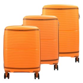    Pierre Cardin orange abs 3-dielna súprava kufra s pevným vekom 56/66/76 cm