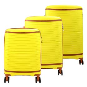    Pierre Cardin yellow abs 3-dielna súprava kufra s pevným vekom 56/66/76 cm