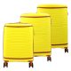  Pierre Cardin yellow abs 3-dielna súprava kufra s pevným vekom 56/66/76 cm