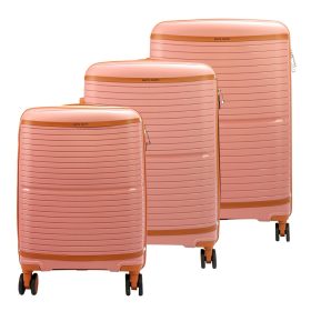    Pierre Cardin pink abs 3-dielna súprava kufra s pevným vekom 56/66/76 cm