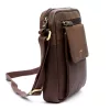  Pierre Cardin TILAK112 8423 hnedá pánska kožená bočná taška, taška cez rameno 23 x 26 x 10 cm