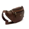  Pierre Cardin TILAK112 9323 hnedá kožená kabelka na opasok, crossbody 34 x 15 x 8 cm