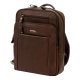  Pierre Cardin TILAK112 hnedý kožený batoh 26 x 38 x 11 cm