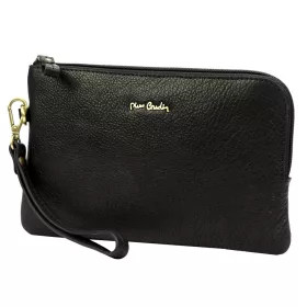    Pierre Cardin TILAK112 12423 čierna pánska kožená taška do auta 24 x 14,5 x 3 cm