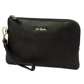    Pierre Cardin TILAK112 12423 čierna pánska kožená taška do auta 24 x 14,5 x 3 cm