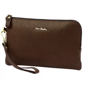    Pierre Cardin TILAK112 12423 hnedá pánska kožená taška do auta 24 x 14,5 x 3 cm