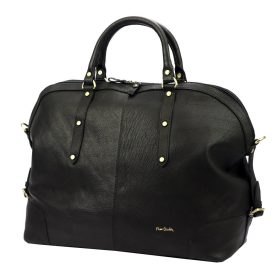    Pierre Cardin TILAK112 10323 čierna kožená cestovná taška 55 x 38 x 23 cm