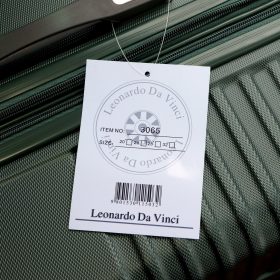    Leonardo da Vinci 3065-2 S32 zelený kufor na brucho 55 x 85 x 32 cm