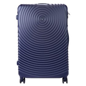    Leonardo da Vinci tmavomodrý kufor z tvrdého dreva abs 54 x 85 x 32 cm