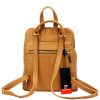 Pierre Cardin FRZ 55081 DOLLARO barna női marhabőr hátizsák 23 x 25 x 10 cm