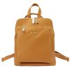 Pierre Cardin FRZ 55081 DOLLARO barna női marhabőr hátizsák 23 x 25 x 10 cm