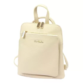    Pierre Cardin FRZ 55081 krémový dámsky kožený batoh, taška cez rameno 23 x 25 x 10 cm