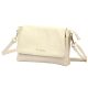  Pierre Cardin FRZ 55080 krémová dámska kožená kabelka 24 x 16 x 5 cm