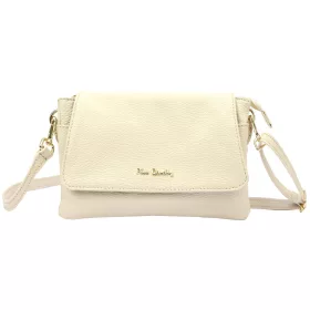    Pierre Cardin FRZ 55080 krémová dámska kožená kabelka 24 x 16 x 5 cm