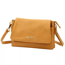    Pierre Cardin FRZ 55080 hnedá dámska kožená kabelka 24 x 16 x 5 cm