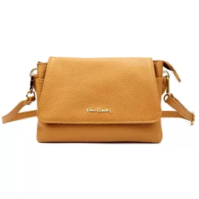    Pierre Cardin FRZ 55080 hnedá dámska kožená kabelka 24 x 16 x 5 cm