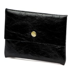    VerMari ET MET-S-1 čierna dámska kožená peňaženka a držiak na doklady 11,5 x 8,5 x 1 cm