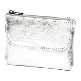    VerMari ET MET-M-2 strieborná dámska kožená peňaženka a držiak na doklady 11,5 x 8 x 1,5 cm