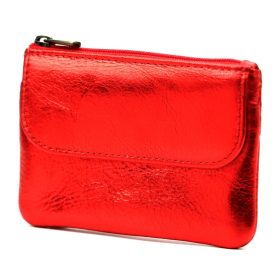    VerMari ET MET-M-2 červená dámska kožená peňaženka a držiak na doklady 11,5 x 8 x 1,5 cm