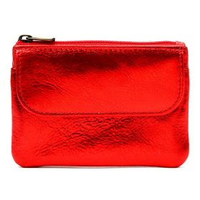    VerMari ET MET-M-2 červená dámska kožená peňaženka a držiak na doklady 11,5 x 8 x 1,5 cm