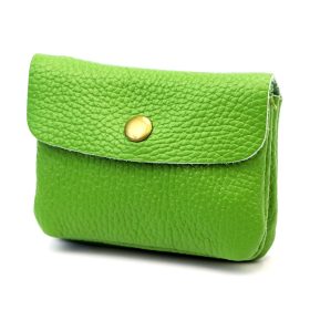    VerMari ET DOL-M-1 zelený dámsky držiak pilníkov z hovädzej kože 10,5 x 8 x 2,5 cm