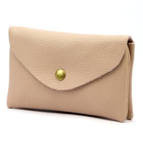    VerMari ET DOL-L-1 béžový dámsky držiak na pilník z hovädzej kože 15 x 10 x 3 cm