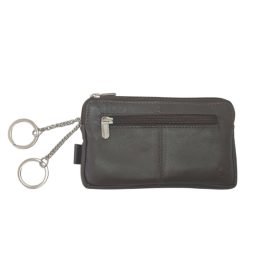    Kožená kľúčenka Giorgio Carelli tmavohnedá 11,5 x 6,5 cm