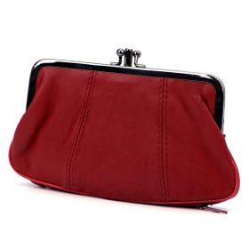    Money Kepper 2652/1584 STRIEBORNÁ bordová dámska peňaženka 17 x 11 x 3,5 cm