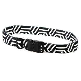    Gregorio Luggage Strap D2 čiernobiely bezpečnostný zámok kufra 5 cm