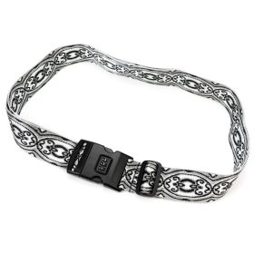    Gregorio Luggage Strap D2 biely zámok na bezpečnostný pás kufra 5 cm