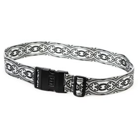    Gregorio Luggage Strap D2 biely zámok na bezpečnostný pás kufra 5 cm