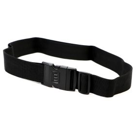    Gregorio Luggage Strap D3 čierny zámok na bezpečnostný pás kufra 5 cm