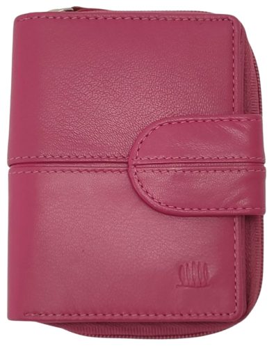  516417 065 Kožená peňaženka Giorgio Carelli ružová