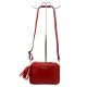  Pierre Cardin FRZ 1501 bordová dámska kožená kabelka 21 x 16 x 8 cm