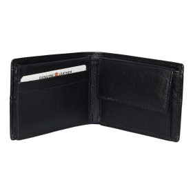    Čierna pánska kožená peňaženka Giorgio Carelli s RFID ochranou