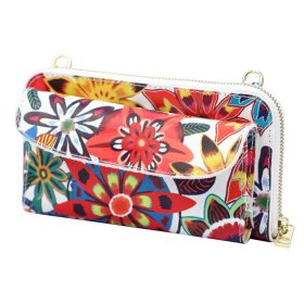    Gregorio G03 8823 vzorovaná dámska kožená peňaženka, držiak na telefón 20 x 11 x 5 cm