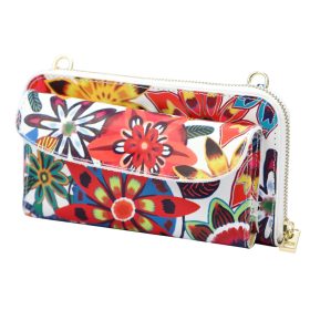    Gregorio G03 8823 vzorovaná dámska kožená peňaženka, držiak na telefón 20 x 11 x 5 cm